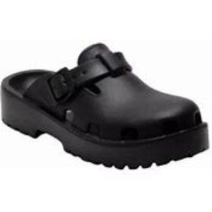 NWT- FREE PEOPLE KARLIE BUCKLE  SLIDE 39- BLACK